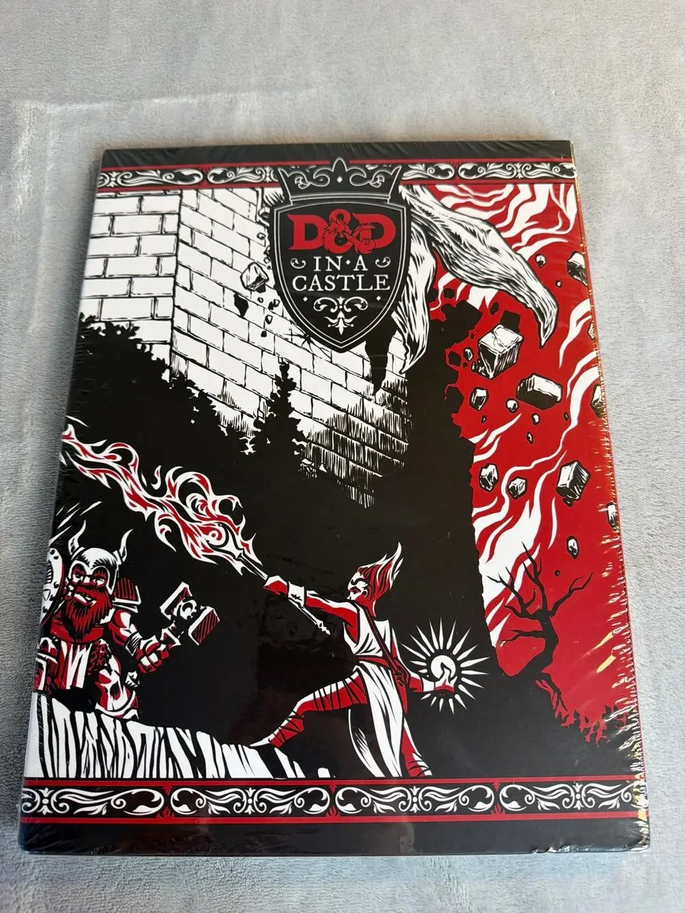 D&D In A Castle 50th Anniversary Campaign Journal New Sealed Dragon Notebook